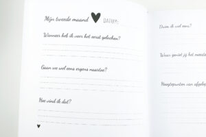 Babyboek Hart Lifestyle2love