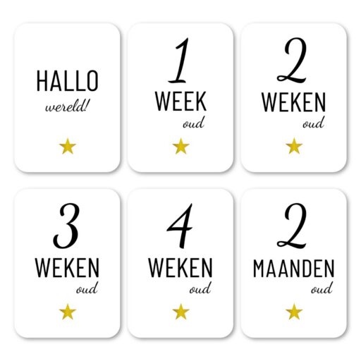 Mijlpijlkaarten Baby Lifestyle2love