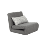ZETELBED 1-PERS GRIJS NOMADE