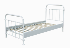 BED METAAL 090 X 200 WIT NEW YORK