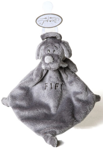 Knuffeldoekje Tuttie Fifi Donkergrijs