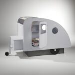 Caravanbed Met Box Wit