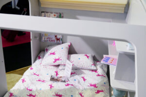 Caravanbed Met Box Wit