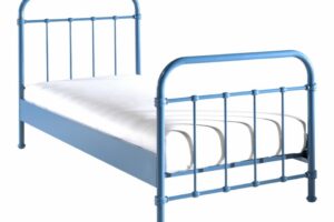 BED METAAL 090 X 200 BLAUW NEW YORK
