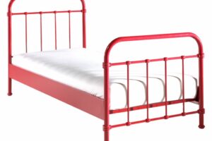 BED METAAL 090 X 200 ROOD NEW YORK