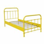 BED METAAL 090 X 200 GEEL NEW YORK