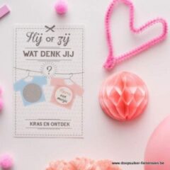 Scratchcard Verklap Geslacht Meisje Minimou