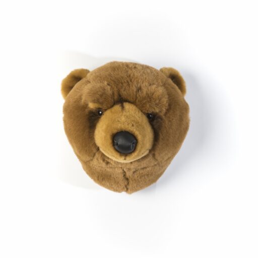 Wild and Soft Dierenkop Beer Bruin Oliver