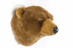 Wild and Soft Dierenkop Beer Bruin Oliver