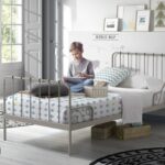 BED METAAL 090 X 200 GRIJS ALICE VIPACK