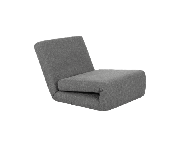 ZETELBED 1-PERS GRIJS NOMADE
