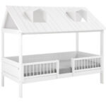 BEACHHOUSE 090 X 200 WIT GELAKT / ROLBODEM LIFETIME