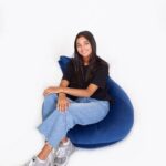 Zitzak Peer Velvet Blauw Sit On It