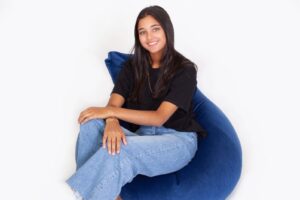 Zitzak Peer Velvet Blauw Sit On It