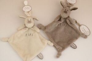 Knuffeldoekje Fifi Grijsbeige