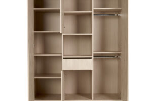 KLEERKAST XL 3-DEURS COCOON NATUREL