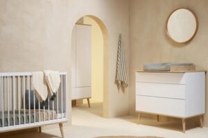 BABYBED 60 X 120 FLOW WHITE QUAX