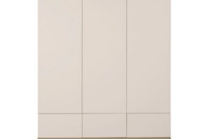 KLEERKAST 3-DEURS + 3 LADES FLOW CLAY QUAX