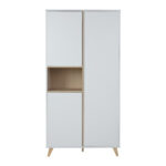 KLEERKAST 2-DEURS LOFT WIT QUAX