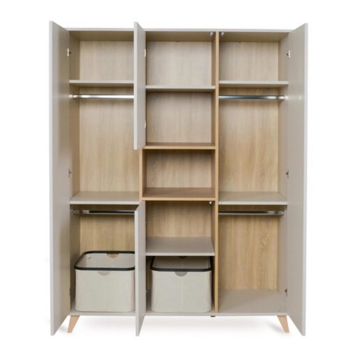 KLEERKAST XL 3-DEURS LOFT CLAY QUAX