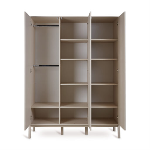 KLEERKAST 3-DEURS ASHI CLAY QUAX
