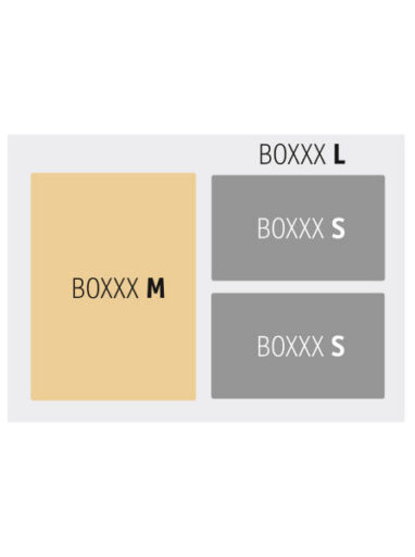 Opbergmand Boxxx Blauw S