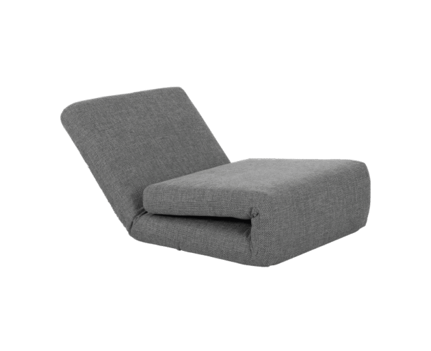 ZETELBED 1-PERS GRIJS NOMADE
