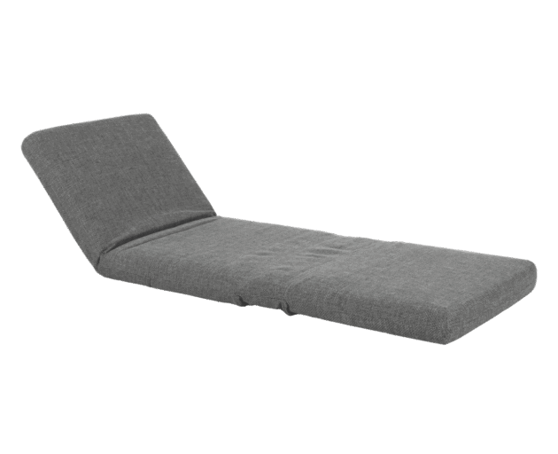 ZETELBED 1-PERS GRIJS NOMADE
