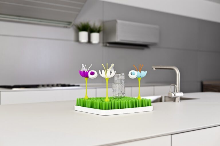 Droogrek Accessoire Bloem Stem Aqua