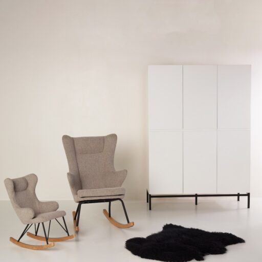 Quax Schommelstoel De Luxe Adult Sand Grey