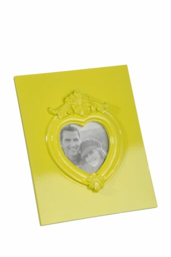 Fotokader Hart Geel