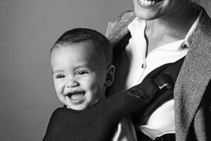 Slab Zwart Draagzak Babybjorn