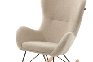 Vipack Schommelstoel Rocky Boucle Beige