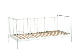 KAJUITBED METAAL 090 X 200 WIT ALICE VIPACK