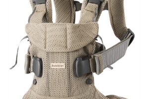 Draagzak One Air Grey Beige Mesh Babybjorn