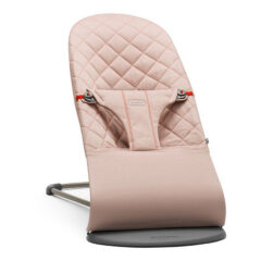 Relax Bliss Dusty Pink Frame Dark Grey Babybjorn