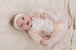 Broekje Rib Pink Maat 62 Little Dutch