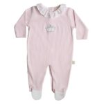 Kruippakje Crown Pink Katoen 1M Baby Gi
