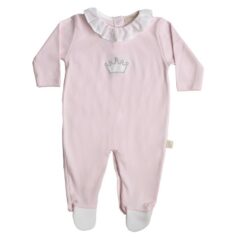 Kruippakje Crown Pink Katoen 1M Baby Gi