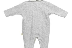 Kruippakje Grijs Streepjes Katoen 1M Baby Gi