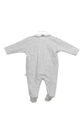 Kruippakje Grijs Streepjes Katoen 1M Baby Gi