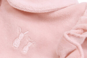 Kruippakje Velours Blush Pink Maat 50 Poetree Kids