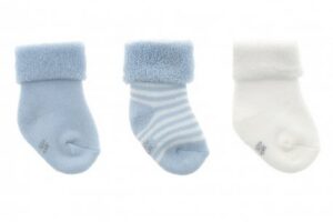 Babysokjes Set 3 Blauw 1-6m Cambrass