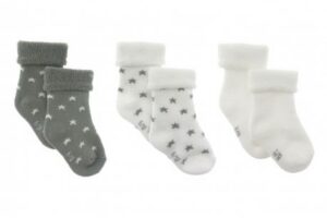 Babysokjes Grijs Ster 1-6m Cambrass