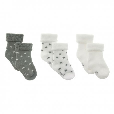 Babysokjes Grijs Ster 1-6m Cambrass