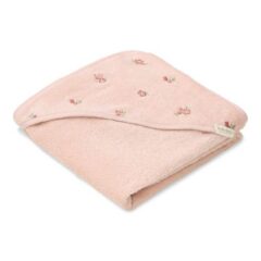 Badcape Geborduurd Blossom 75x75 Cm Little Dutch