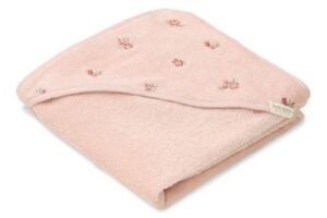 Badcape Geborduurd Blossom 75×75 Cm Little Dutch