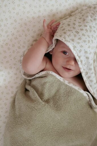 Badcape Blueberry Leaves Muslin Little Dutch