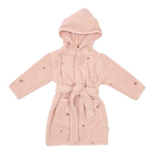 Badjas Blossom Geborduurd 86/92 Little Dutch