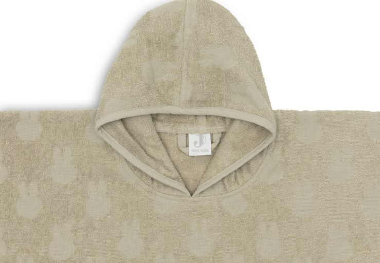 Badponcho Miffy Jacquard Olive Jollein